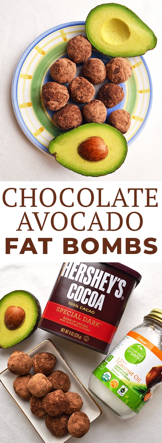 Keto-Friendly Avocado Chocolate Fat Bombs