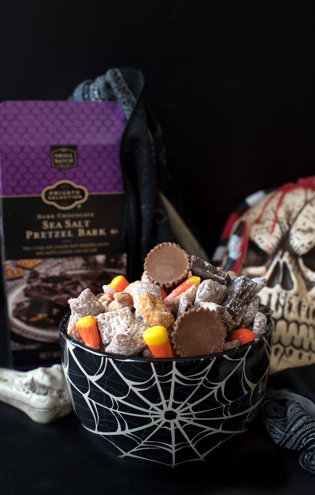 Halloween Puppy Chow - Let's Eat Cake