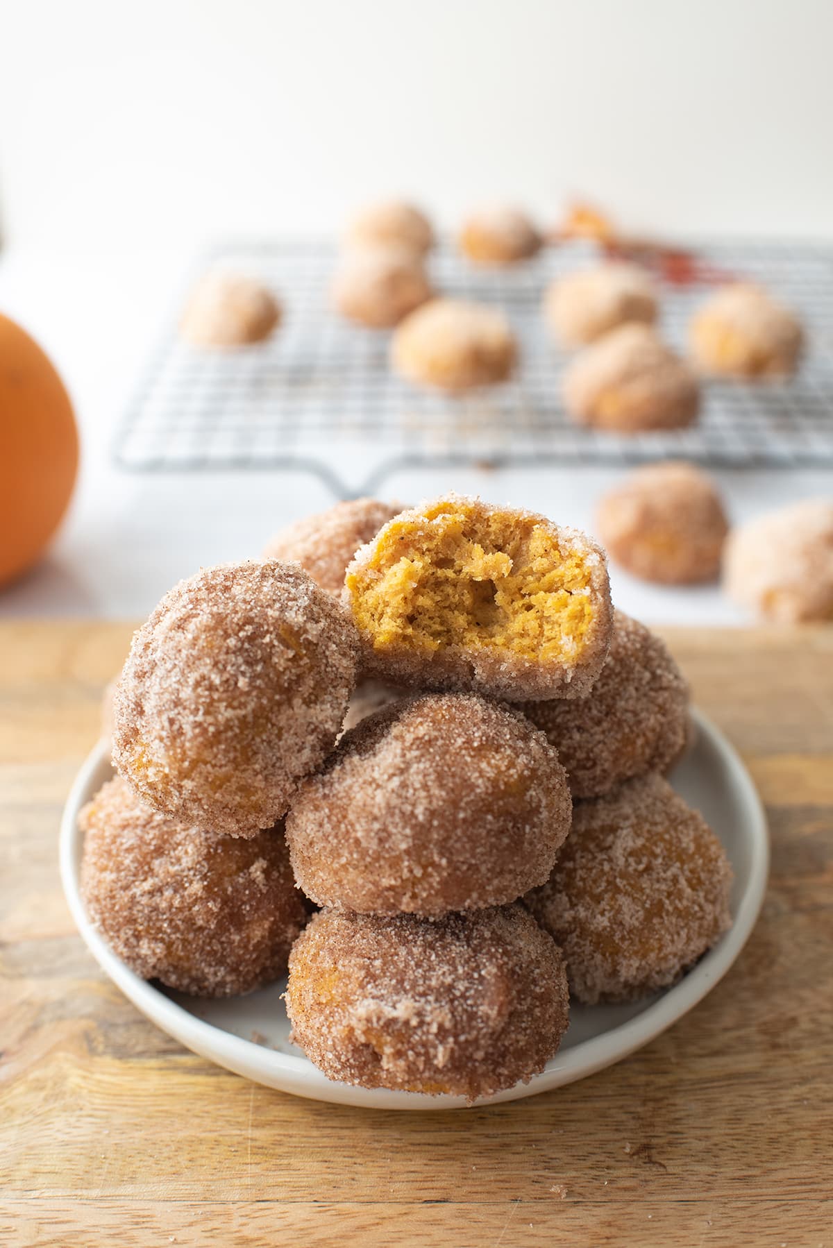 Pumpkin Donut Holes