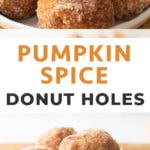 Pumpkin Donut Holes