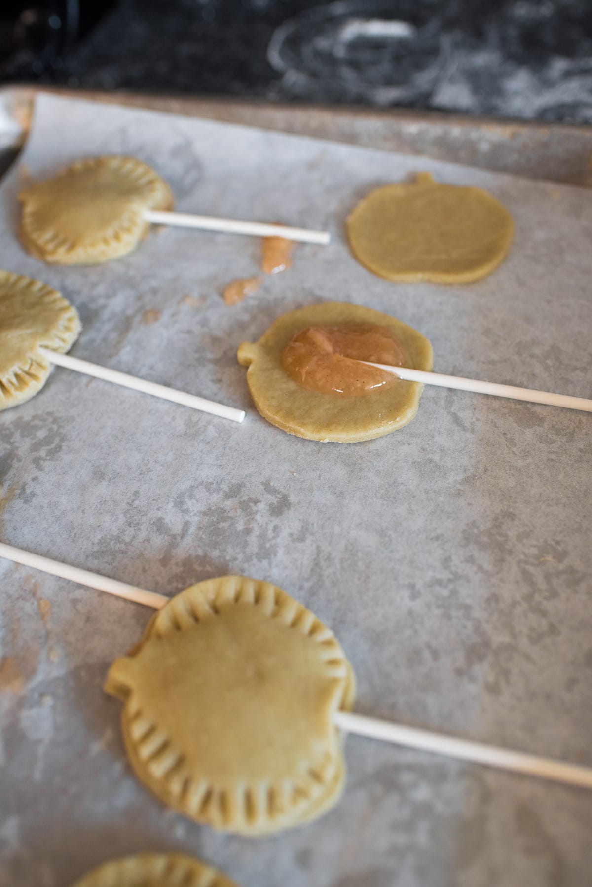 Snow White Poison Apple Pie Pops