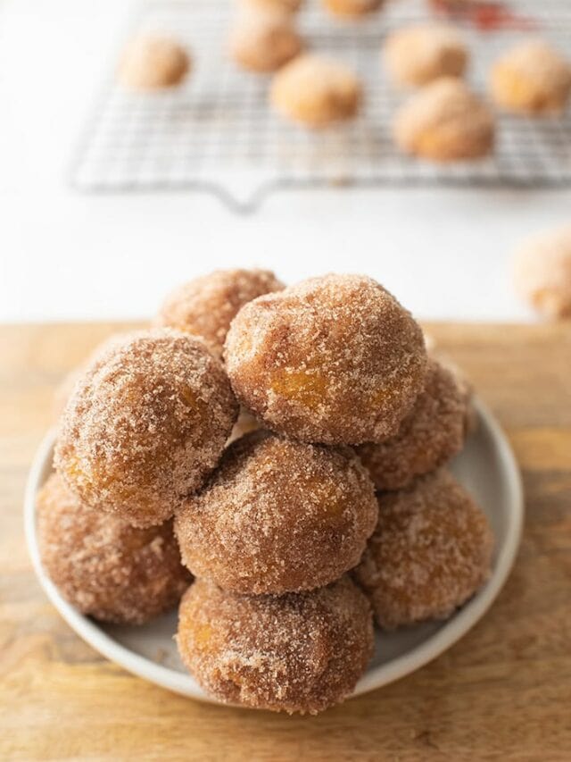 Pumpkin Donut Holes