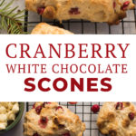 Cranberry White Chocolate Scones