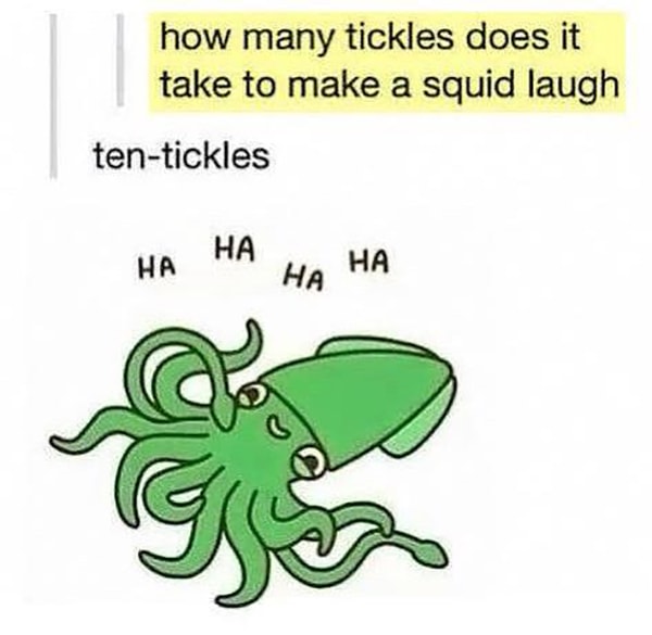 Beach Puns - squid