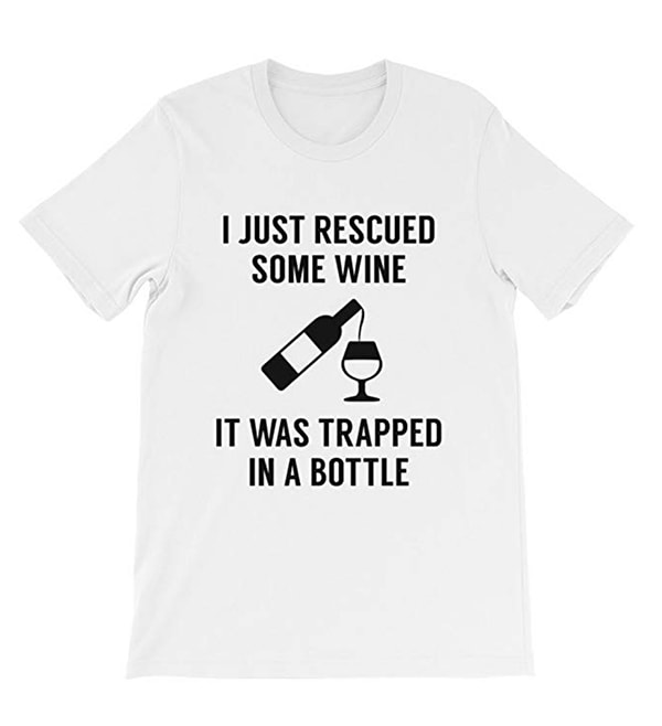 Lucifer's Ella Lopez T Shirts - I Rescued Wine From Bottle