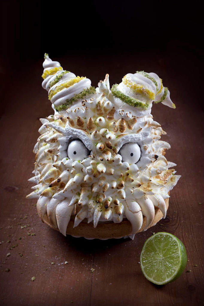 La Chateleine Creepy Halloween Cakes and Desserts - Lemonster Pie