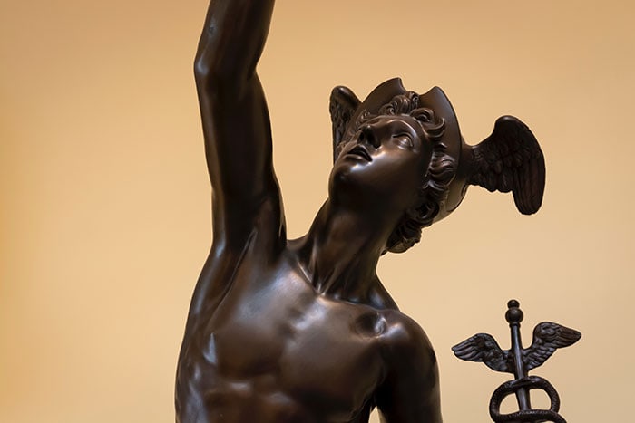 Mercury in Retrograde statue