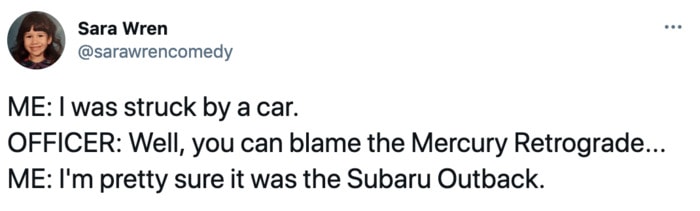 Mercury Retrograde Tweets Memes - subaru