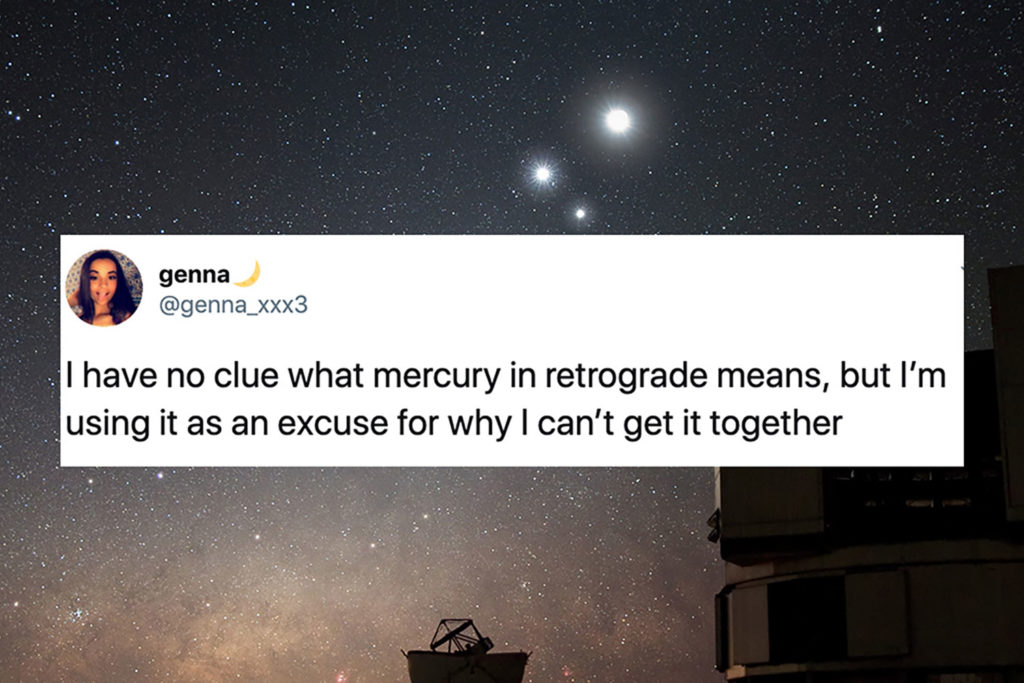 Mercury in Retrograde tweets