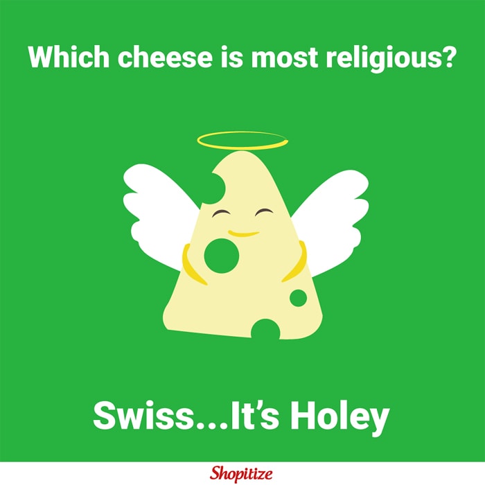 cheese puns - holey swiss