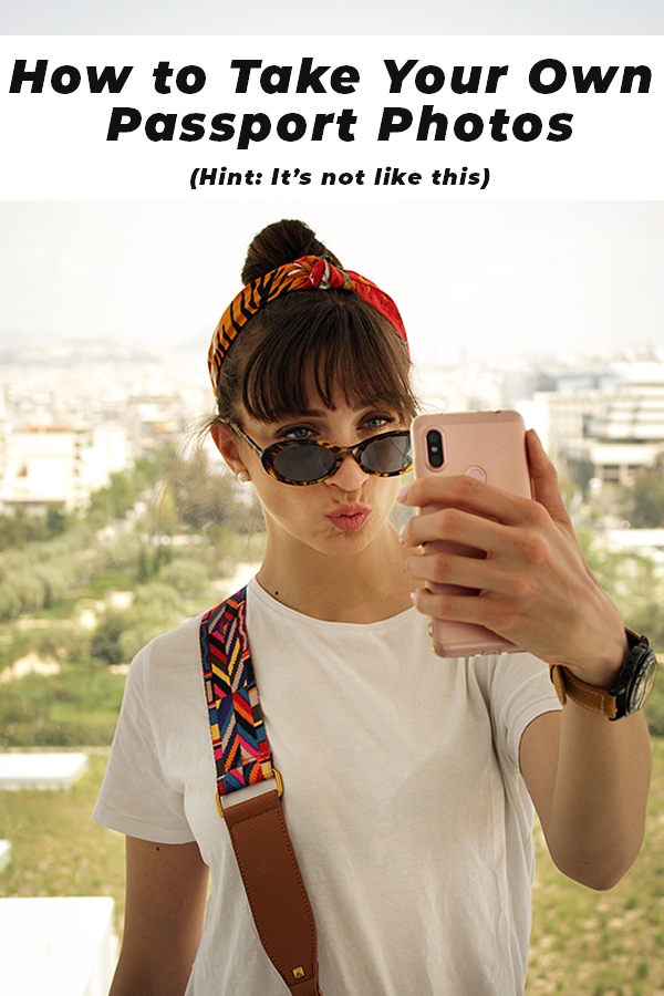 how to take your own passport photos