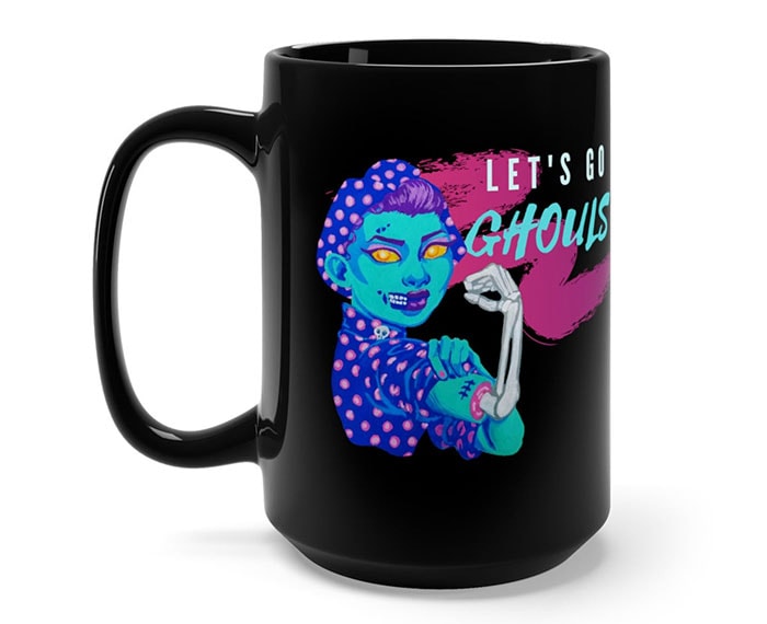 Halloween Puns - Let's Go Ghouls Mug