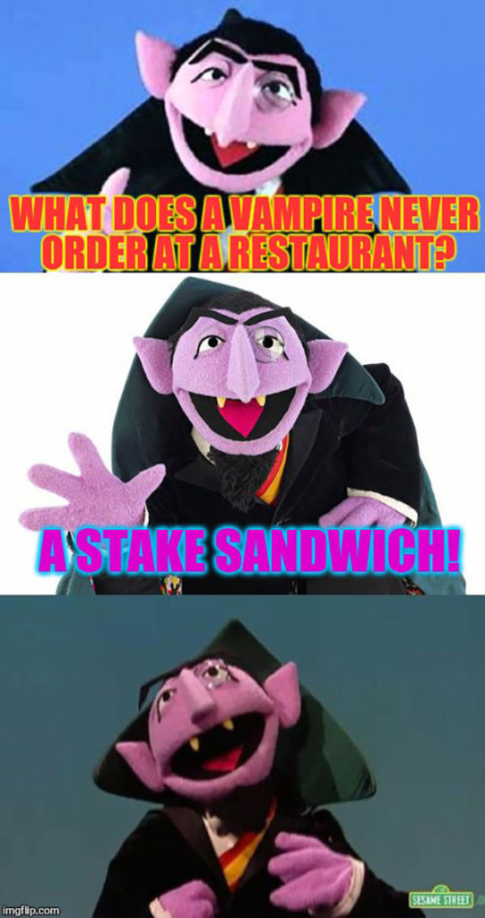 Vampire Puns - Steak Sandwich