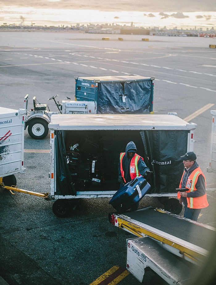 Lost Luggage - baggage handlers