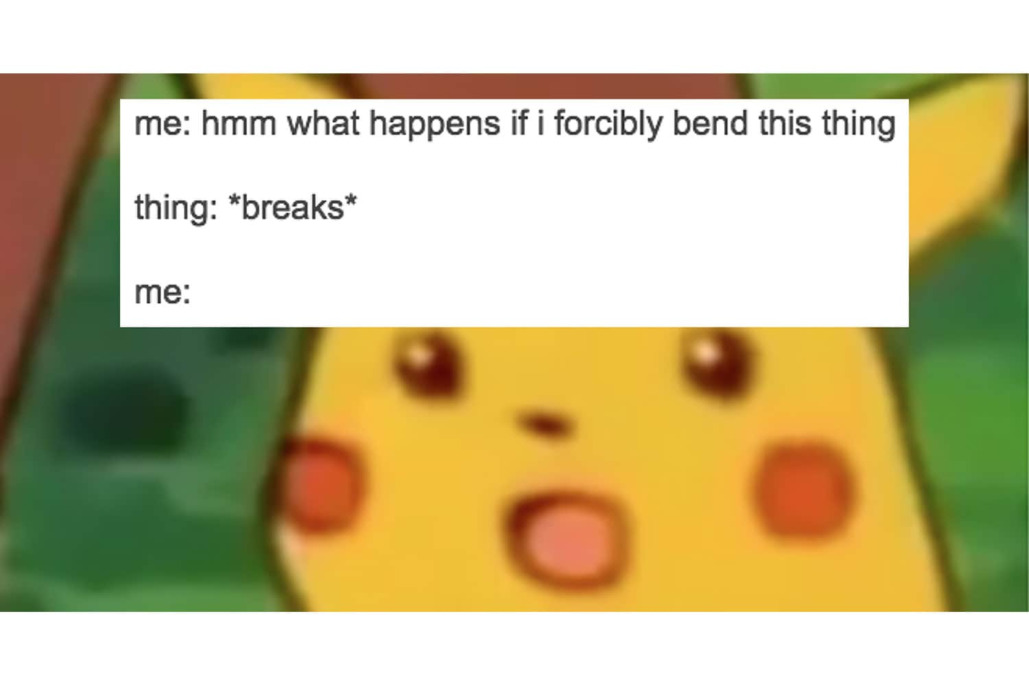 Pikachu Meme Face