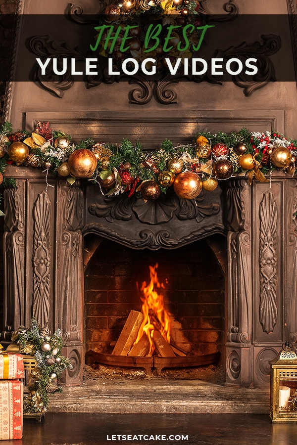 download yule log video free