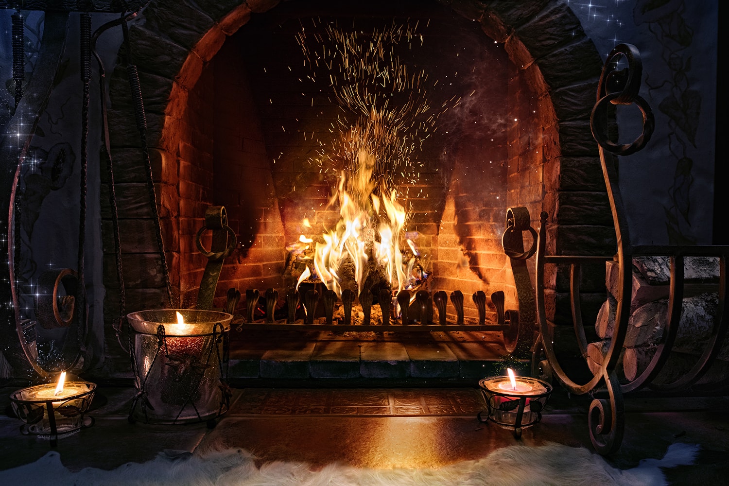 Yule Log Wood Tradition 7petals.in