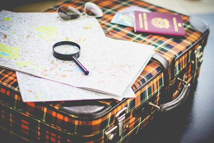 Types of Travel Bags - Vintage Suitcase
