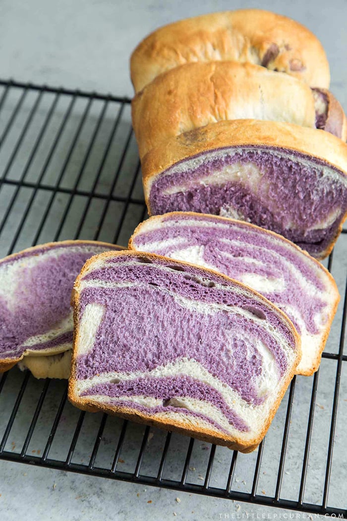 Ube Desserts - Milk Bread