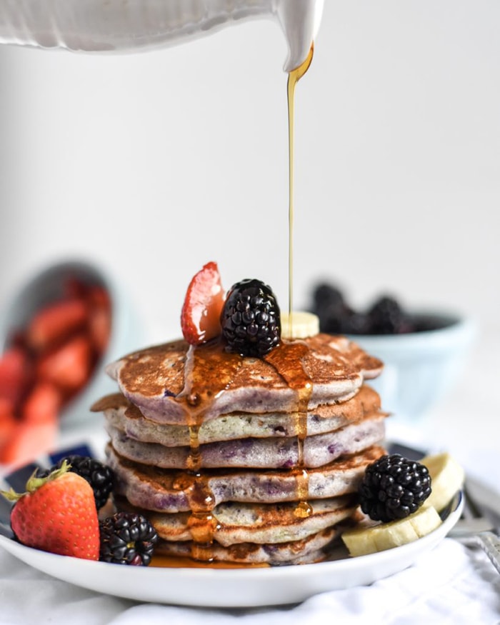 Ube Desserts - Purple Pancakes