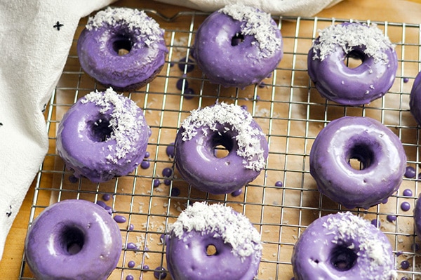 Ube Desserts - Ube Donuts