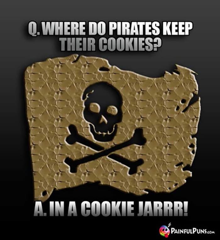 Cookie Puns - Pirate