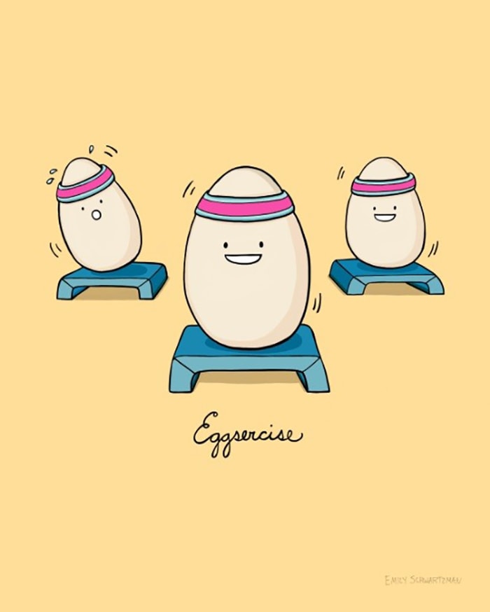 Egg Puns - eggcercise