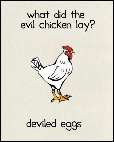 Egg Puns - Deviled Eggs