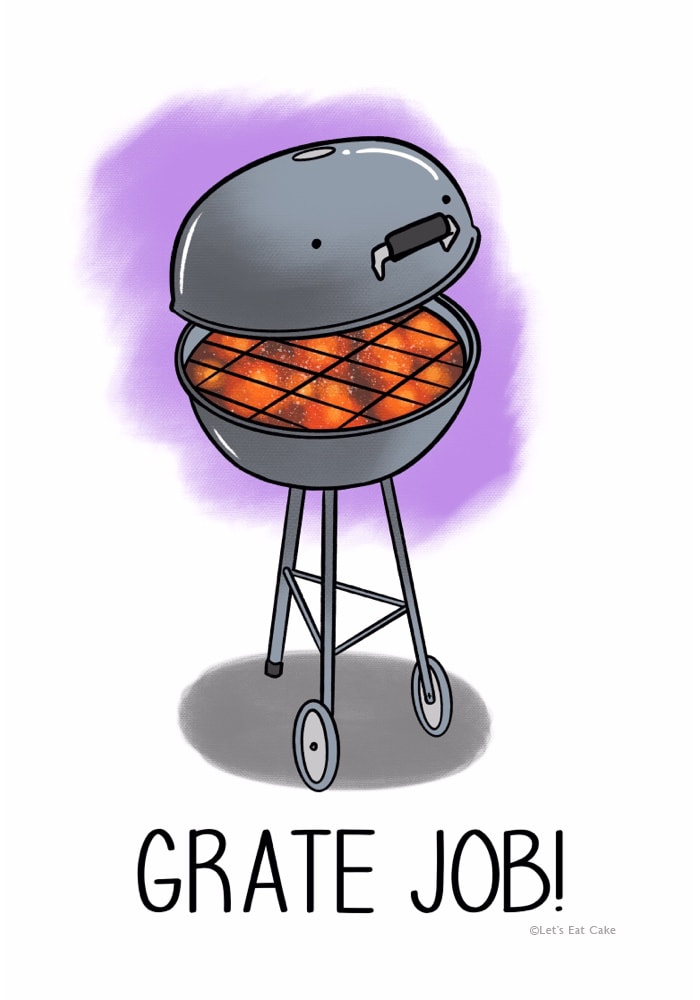 BBQ Puns - Grate Job