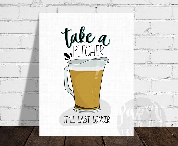 Beer Puns - Take a Pitcher