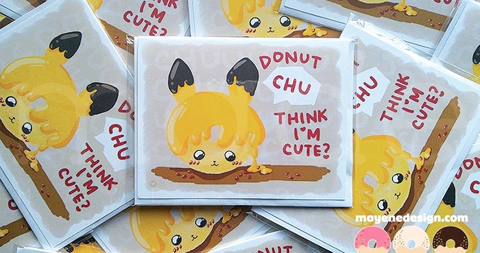 Donut Puns - Pikachu