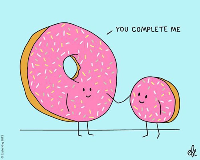 Donut Puns - You Complete Me