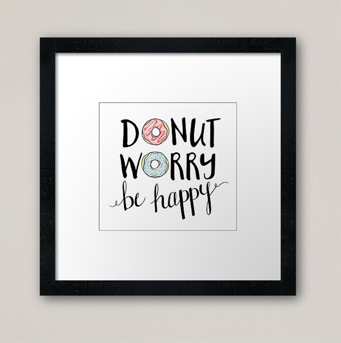 Donut Puns - Donut Worry Be Happy