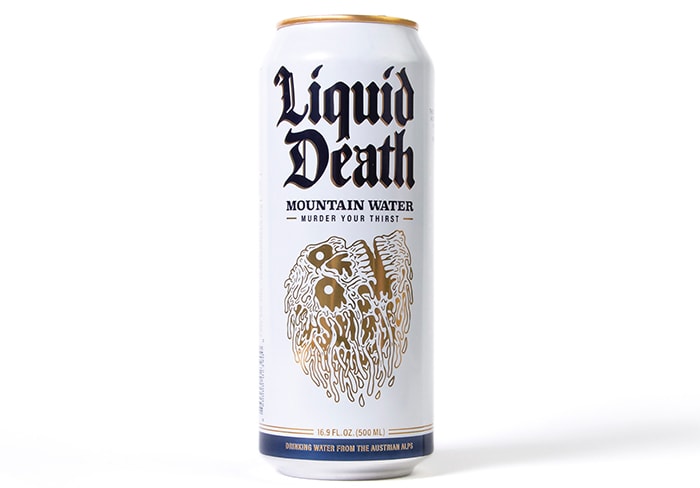 Liquid Death Water Can