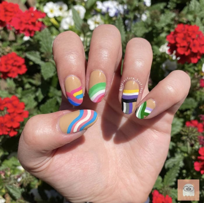 Pride Flag Nail Ideas