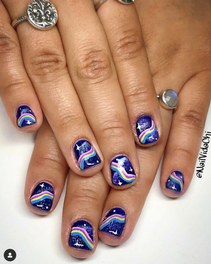 Unicorn Pride Nails