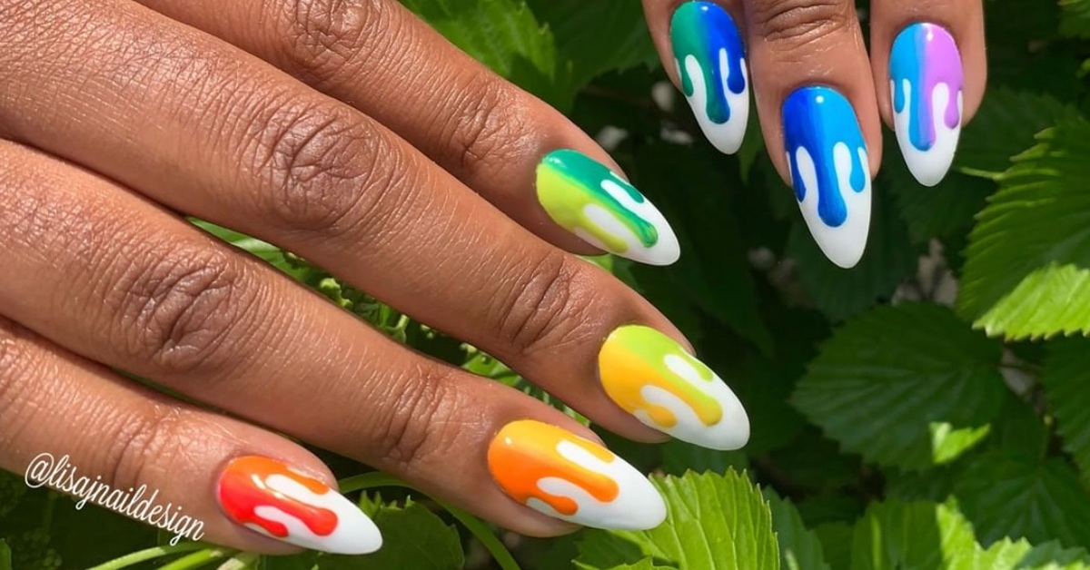Rainbow Nail Art Ideas for Pride Month - wide 5