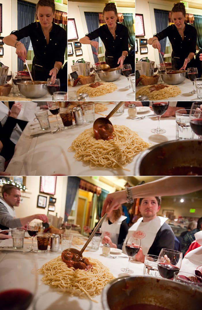 We Want Plates - pasta on table