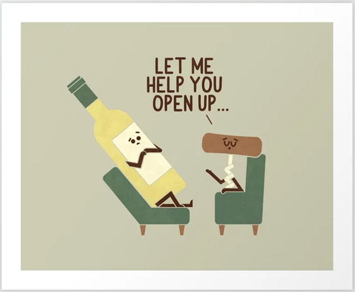 Alcohol Puns - wine opener