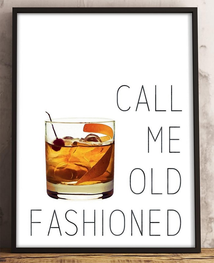 Alcohol Puns - old fashioned