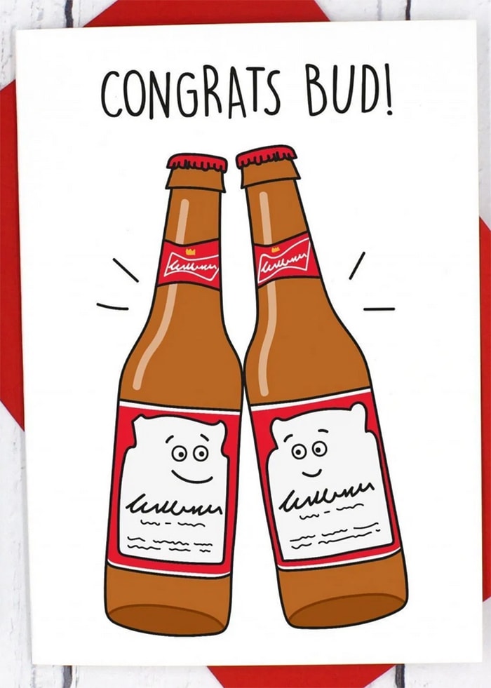 Alcohol Puns - Budweiser Beer