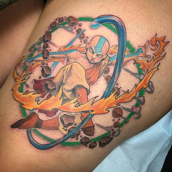 Avatar the Last Airbender Tattoos - Aang