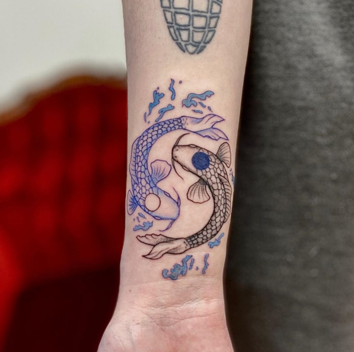 Avatar the Last Airbender Tattoos - Koi Fish