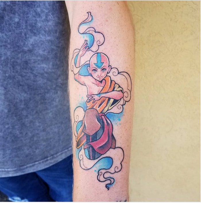 Avatar the Last Airbender Tattoos - Aang