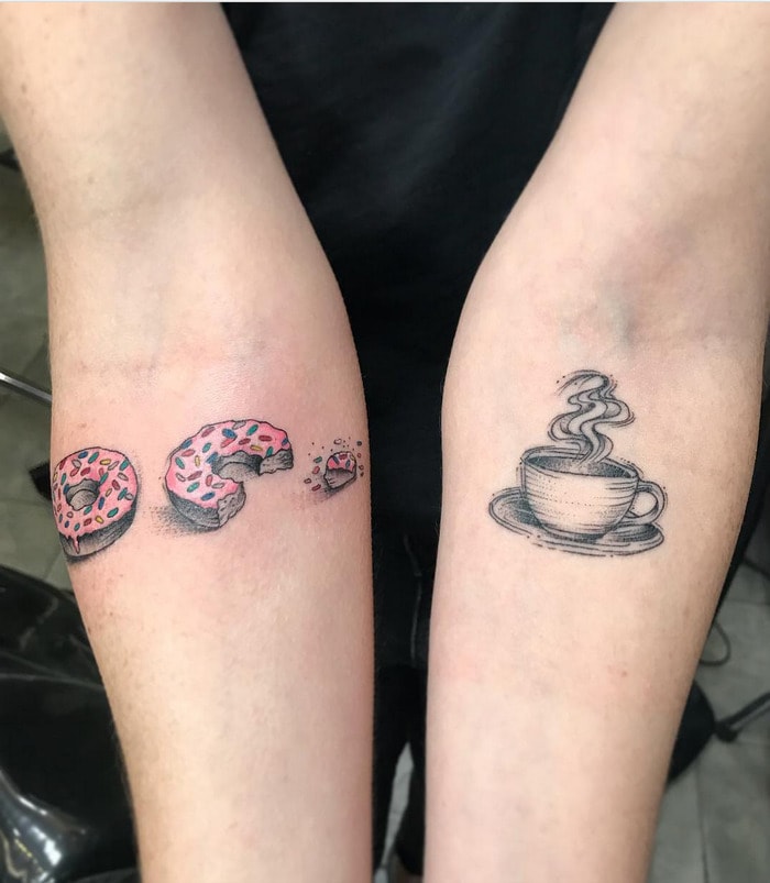 Donut Tattoos - Coffee
