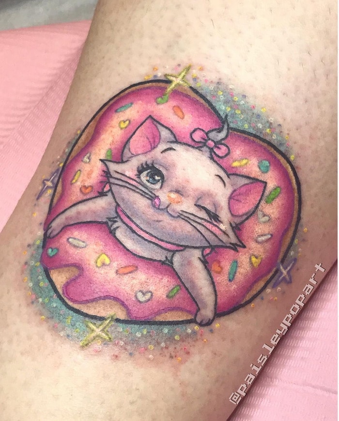 Donut Tattoos - Marie Aristocats