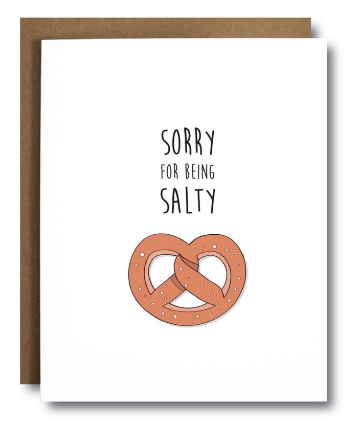 Pretzel Puns - Sorry I Was Salty