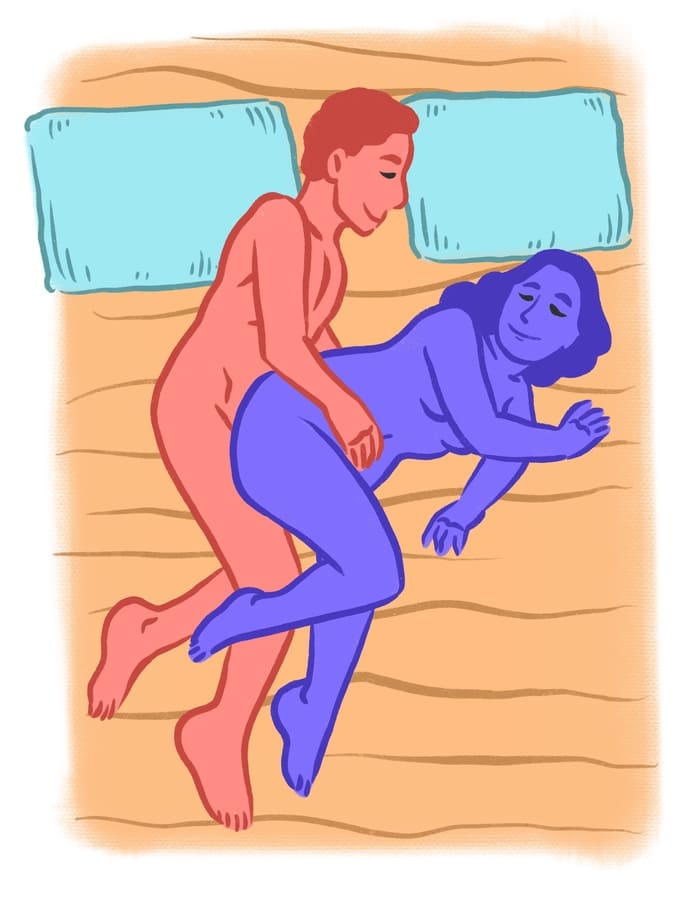 Spooning Sex Positions Tips - Doggy Style