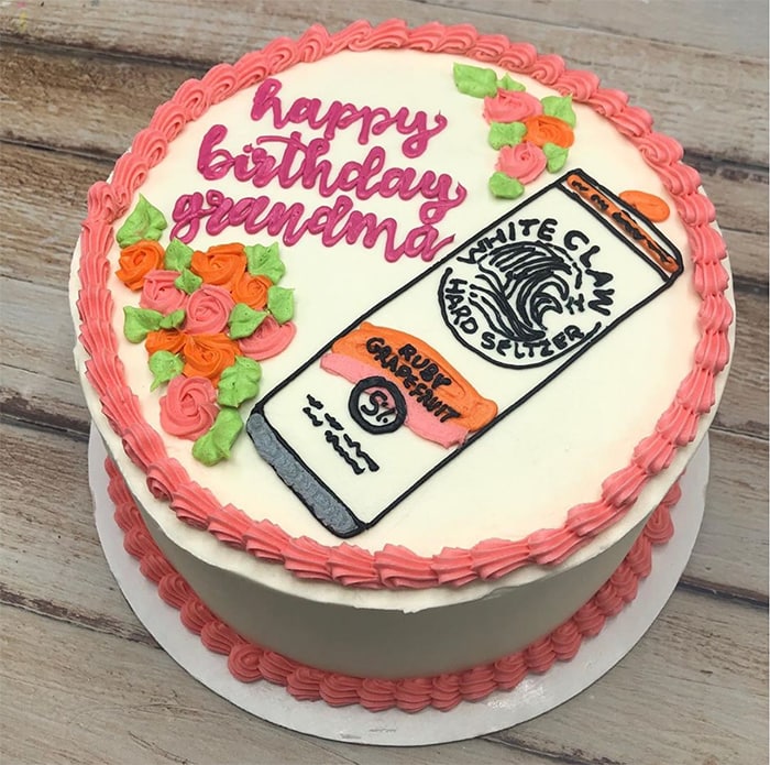 White Claw Cake - Grandma