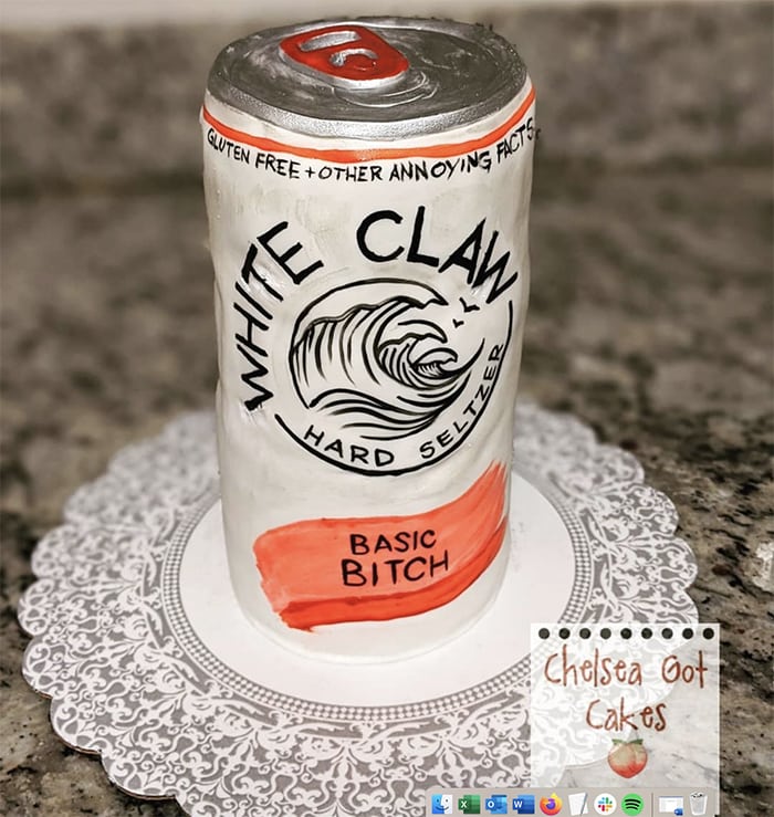White Claw Cake - Basic